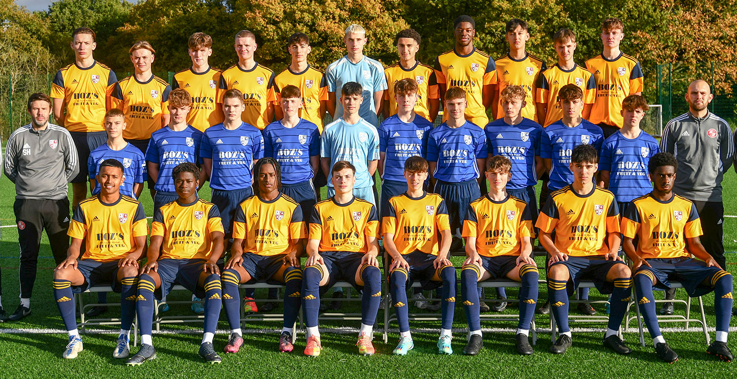 Woking FC Academy first year squad picture